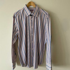Robert Graham Sport Shirt - Multi-colour Stripe - X-Large (17.5 Neck)
